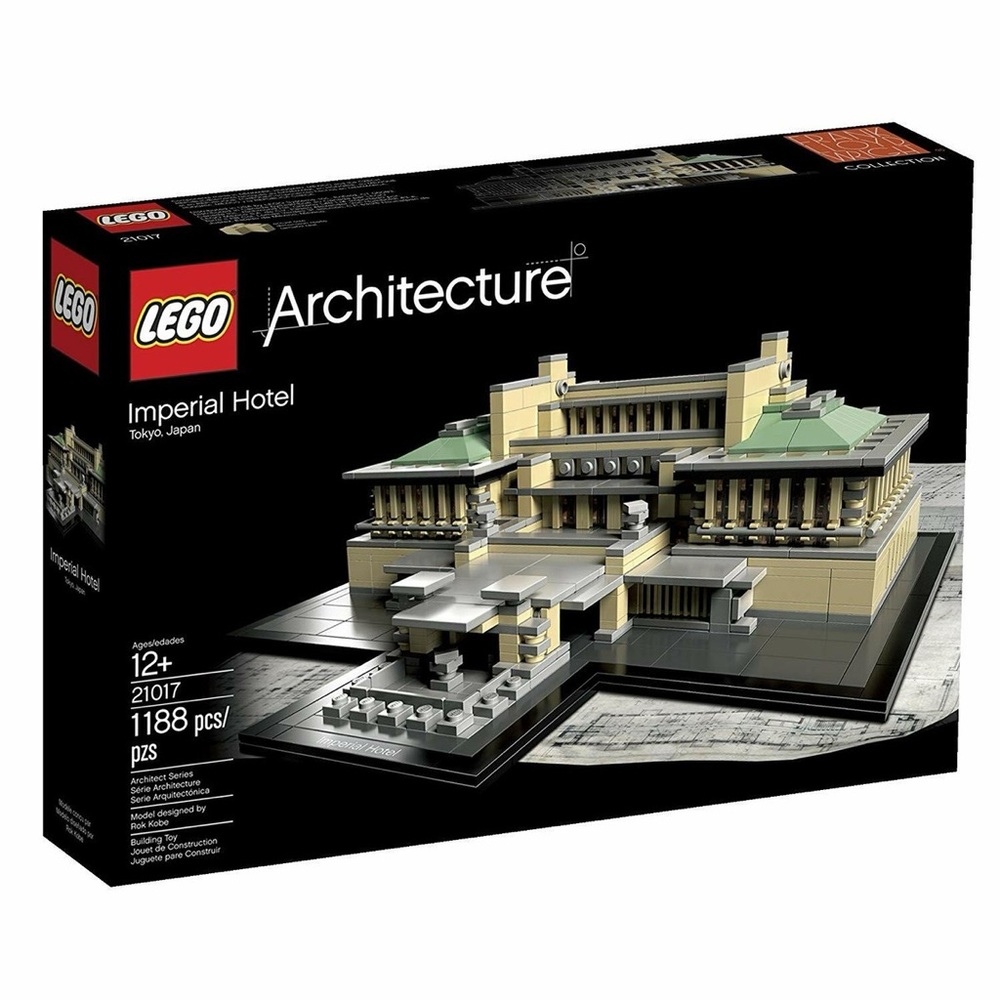 LEGO® Architecture
Frank Lloyd Wright Imperial Hotel
#21017
YEAR:2013
NEW IN BOX